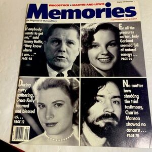Memories Magazine August September 1989